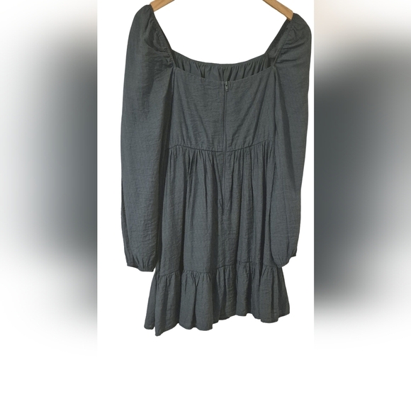 Lovely Day Emerald Long-Sleeve Dress - Picture 3 of 5